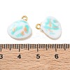 304 Stainless Steel Enamel & Glitter Powder Pendants STAS-Q119-04G-05-3