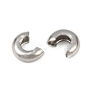Tarnish Resistant 304 Stainless Steel Crimp Beads Covers STAS-L215-10P-2
