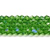 Transparent Electroplate Glass Beads Strands EGLA-A039-T6mm-L03-1