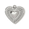 304 Stainless Steel Pendants STAS-OY001-24P-1