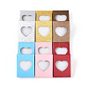 12Pcs 6 Colors Cardboard Jewelry Set Boxes CBOX-N015-04-1