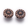 Tibetan Style Alloy Flower Beads LS-TIBEP-GC190-R-NR-2