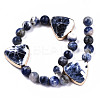 Natural Sodalite Beads Strands G-T131-64-2