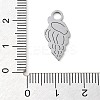 Anti-Tarnish 304 Stainless Steel Pendants STAS-M076-03P-3