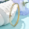 304 Stainless Steel Rhinestone Bangles for Women BJEW-Z092-08G-2