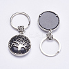 Synthetic Blue Goldstone Keychain KEYC-G043-C03-2