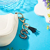 1Pc Resin Letter Keychains KEYC-TADJ0001-09S-5