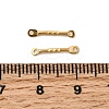 304 Stainless Steel Textured Bar Links Connector Charms STAS-A134-01H-G-3