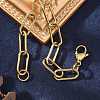 304 Stainless Steel Paperclip Chains STAS-I146-01G-2