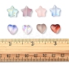70Pcs Transparent and Frosted Glass Beads GLAA-FS0001-59-7