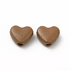 Heart Spray Painted Alloy Beads FIND-G053-01G-2