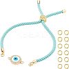 DIY Evil Eye Bracelet Making Kits DIY-NB0006-80-1