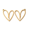 Ion Plating(IP) 304 Stainless Steel Pendants X-STAS-A070-28G-1
