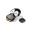 Zinc Alloy Rhinestone Brooches LS-JEWB-E037-02B-06-3