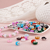 Mega Pet 110Pcs 11 Colors Resin European Beads RPDL-MP0001-01-24