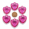 Transparent Acrylic Pendants X-TACR-T024-03B-906-3