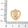 304 Stainless Steel Pendants STAS-D366-07C-G-3