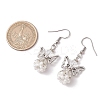 Angel Handmade Glass Seed Beads Dangle Earrings for Women EJEW-MZ00394-3