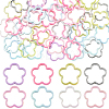 40Pcs UV Plating Acrylic Beads Frame MACR-SP0001-91-1