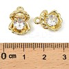 Brass Micro Pave Cubic Zirconia Pendants LS-KK-C107-17G-3
