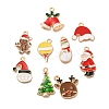 Christmas Theme Alloy Enamel Pendants FIND-M039-01A-1
