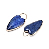 Dyed Natural Lapis Lazuli Pendants G-G193-02G-01-2