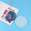 DIY Flat Round Pendant Decoration Food-grade Silicone Molds LS-SIMO-D002-03A-1