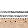 Tarnish Resistant Men's Casual Style 304 Stainless Steel Figaro Chain Necklaces STAS-O037-17P-2
