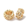 Long-Lasting Plated Brass Micro Pave Clear Cubic Zirconia European Beads KK-K381-18A-G02-1