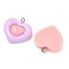 Opaque Resin Pendants RESI-K203-17-3