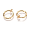 304 Stainless Steel Clip-on Earring Findings LS-STAS-M274-026G-1