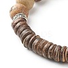 Natural Mixed Stone Round Beads Stretch Bracelets BJEW-JB06637-6
