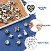 40 Pcs Tibetan Style Alloy European Beads FIND-CJ0004-38-3