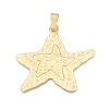 Rack Plating Alloy Big Pendants FIND-N005-52G-1