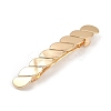 Twist Alloy with Iron Clip Hair Barrettes PHAR-G014-04G-1