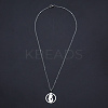 Non-Tarnish 201 Stainless Steel Pendants Necklaces LS-NJEW-S105-JN684-45-1-2
