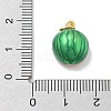Brass Enamel Charms KK-M305-16G-3