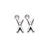 Tibetan Style Alloy Pendants TIBE-S108-108X-AS-RS-1
