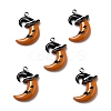 Halloween Opaque Resin Pendants RESI-D055-106P-1