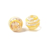 Handmade Gold Sand Enamel Lampwork Beads LAMP-B035-03G-3
