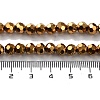 Electroplate Glass Bead Strands EGLA-R042-6mm-03-3