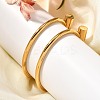 Ion Plating(IP) 304 Stainless Steel Bangles BJEW-P222-14G-6