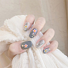 340Pcs 14 Styles Flower & Sakura Resin Cabochons FIND-FH0007-43-6