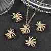 SHEGRACE Valentine's Day Brass Clear Cubic Zirconia Pendants XGRQ3P837-573G-5