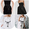 1Pc Cotton and Linen Flower Lace Tassel Waist Belly Belts AJEW-GF0012-32C-5