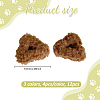 12Pcs 3 Colors Cat Ear Shape Plush Claw Hair Clips PHAR-GO0001-09-2