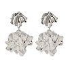 304 Stainless Steel Stud Earrings for Women EJEW-U020-06P-1