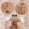 Women Imitation Rabbit Hair Cuffs Oversleeve Arm Gloves AJEW-WH20018-34E-2