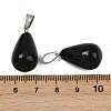 Natural Obsidian Pendants G-S364-072P-03-3