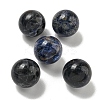 Natural Sodalite Round Ball Figurines Statues for Home Office Desktop Decoration G-P532-02A-19-1
